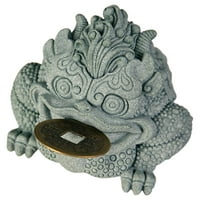 Kip Toad Kino Dekor kineski statuu Toad Tea Pet Toad Ornament Mala čajna figura