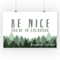 Georgetown, Kolorado, budite lijepi u kojem ste u Koloradu, borove šume