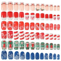 Nail Art Christmas Lažni festival za nokte Predivna manikura za nokte