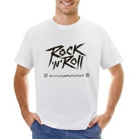 Rock n roll vintage majica MENS CLASSIC CREWNECK kratkih rukava tees unise bijeli l