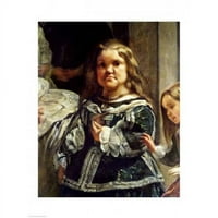 Posteranzi Balxbp Las Meninas ili porodica Philip IV C. Detaljno Poster Print od Diega Velazquez - In