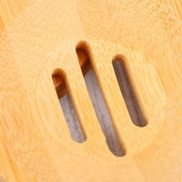 Držači sapuna Bamboo okrugli šuplji sapun Bo Kontejner za kupaonicu