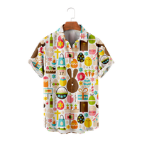 Muške i dječake Uskršnje havajske majice Uskrs Ispiši Regularni fit casual majica s kratkim rukavima