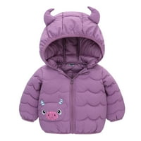 Jesenska zimska odjeća djeca za djecu topli kaputi Toddler Boys Djevojke zimski kaput crtana jakna od