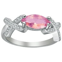 Zircon Eye modni modni prstenovi prstenovi dame Diamond personalizirani kombinacije umetnuti konjički prstenovi
