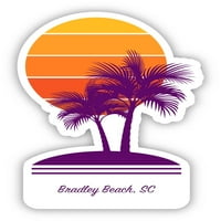 Bradley Beach South Carolina Suvenir Magnet Dlan dizajn