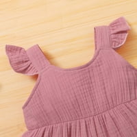 Simplmasygeni Day Dječji poklon Toddler setovi ljetne djevojke 'dječja odjeća bez rukava bez rukava