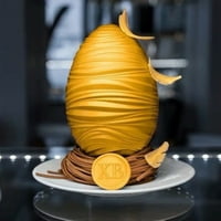 Yoone divno uskrsnog u obliku jaja Čokoladni kalup elastičan jednostavan za demobildan kalup za silikon za dom