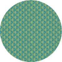 Ahgly Company u zatvorenom kvadratu uzorak uzorke zelene površine, 3 'kvadrat