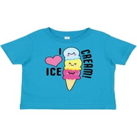 Inktastic volim sladoled sa slatkim sladoledom konusnim poklonom dječakom majicom ili majicom mališana