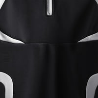 Yubnlvae Muška šivanja Duks visokih vrata Ležerni patentni zatvarač na vrhu modne sportske bluze proljeće