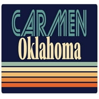 Carmen Oklahoma Vinil naljepnica za naljepnicu Retro dizajn