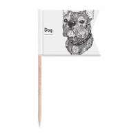 Paint Run Dog Friend Company Trake za zube zastava Označavanje oznake za zabavu