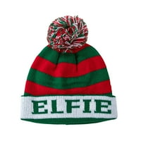 Glad božićni pleteni šešir klasični baby elf beanie pletit šešir sa božićnim crtanim uzorkom uzorci
