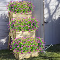 Paketi Umjetno lažno cvijeće Boxwood, FAU biljke otporne na zelenilo otporne na zelenilo, za seosku