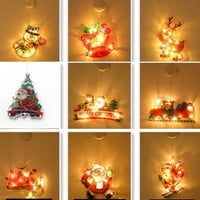 Božićni uzorak bajka LED svečana viseća ukras Ornament Party Soba