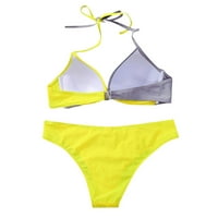 Ženski kupaći kostimi podstavljeni push-up grudnjak bikini set kupaći odijelo za kupaći kostim