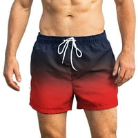 Farstey plaže kratke hlače za muškarce gradijentno ispis Sportska teretana trčanje vrećica s kratkim