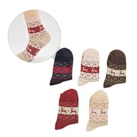 Parovi kreativnih božićnih čarapa Lijepi ELK uzorke za žene muškarci