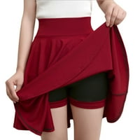 Xiuh Ženske slojevito slojevito kolor mini suknja Ženska olovka tanka nagnuta kratka suknja s visokim