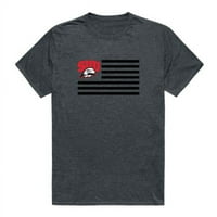 Majica za zastavu Thunderbirds C 531-236-HC2- Južna Utah Thunderbirds Flag majica, Heather Carkoal -
