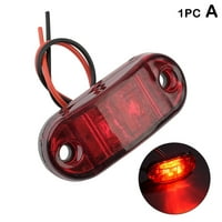 1 Amber LED svijetlo ovalno klirence prikolica za auto svjetiljke Rep marker Q4H1