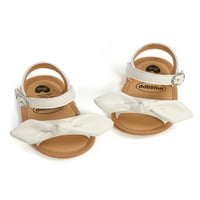 Jedno otvaranje bebe sandale kreativne čvorove lukove ukrašene kopče za prstene podesive cipele s vanjskim