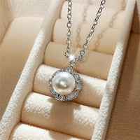 Yinguo personalizirajte biserne dijamantske ogrlice za žene Memorijalni privjesak nakit poklon