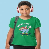 Skaterski majica za školsko vrijeme Juniors -Smartprints dizajni, srednji