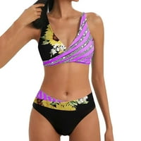 Ženski kupaći kupaćim kostima Tankenis Proljeće Ljeto Odštampano Cool Bušit Trendy Leisure Bath odijela