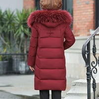 Jakne za žene bave se ženskom zimskom plusom plus veličine srednjeg matičnog jakne matične pamučne kapute