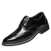 Klasične stil muške šuplje busine ležerne cipele, crne boje