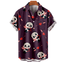 Valentinovo modni uzorak Havajska majica Men Ljetni dječaci 3D košulje za djecu Odmor na plaži na kratkim