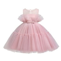 B91XZ cvjetna haljina odjeća za dijete Dječje djevojke Dječje haljine 15y Tulle Bow patchwork princeze