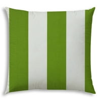 Veliki zeleni jumbo -zipper jastuk sa umetkom