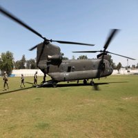 Vojska Chinook Helikopter u afganistanskom posteru Ispis vwpics Stocktrek Images