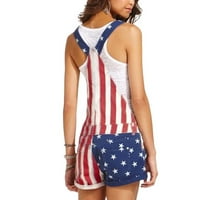 Wendunide Teretne hlače Ženske dnevne sportske hlače Par ljetni kamioni Američka zastava Nezavisnosti