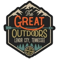 Lenoir City Tennessee The Great na otvorenom dizajn naljepnica vinilne naljepnice