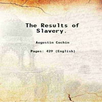 Rezultati ropstva. 1863