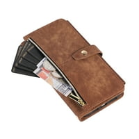 -Lion Crossbody Wallet futrola za iPhone Pro, držač kartice za torbice sa zatvaračem s udarcem odvojivog