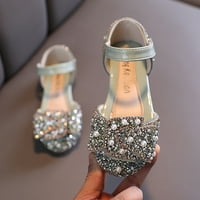Cipele za mališane modne proljeće i ljetne djevojke plesne cipele Princess haljina za performanse cipele