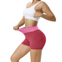 Workout Yoga kratke hlače za žene High Squik Tummy Control Butt Dižet trčanje Atletski kratke hlače