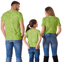 Porodica koja odgovara crtanim majicama Lilo & Stitch Print Short rukav Poliester O-izrez Ulike TEE