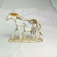 Smjesna majka i dječji konj kip ručno uređenje ukrasa za ukrase majke day poklon