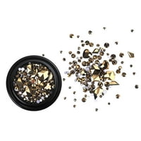 Giligiliso Clearence Moda Micro Bušilica Mješani Crni bokseljeni slomljeni dijamantski kristalni šminka
