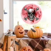 Wherick Svjetlosni mjesec i mrtva zidna naljepnica - PVC Halloween šišmiši i paukove zidne naljepnice