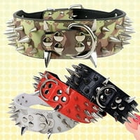 Berry Pet oštar Spiked ogrlica - stilski kožni ovratnici za pse - širina prikladna za srednje i velike