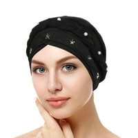 Booker Ženska elastična čvrsta boja Udobna ravna šešir jednostruka jednostruka biserna posuda za pletenice