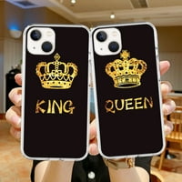 za iPhone Course Par Case King Queen Telefon za iPhone PRO MA PRO MA MA MA MA PRO XS MA XR XS 6S PLUS