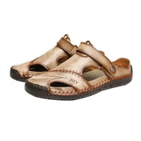 Giligiliso ljetni muške sandale Muške trendove kožne cipele od plaže cipele za šivanje cipele Čvrsti